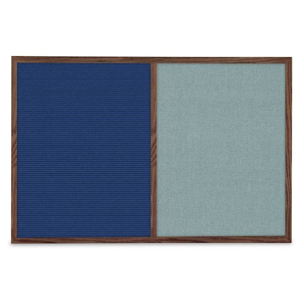 Slim Style Indoor Enclosed Corkboard, 36